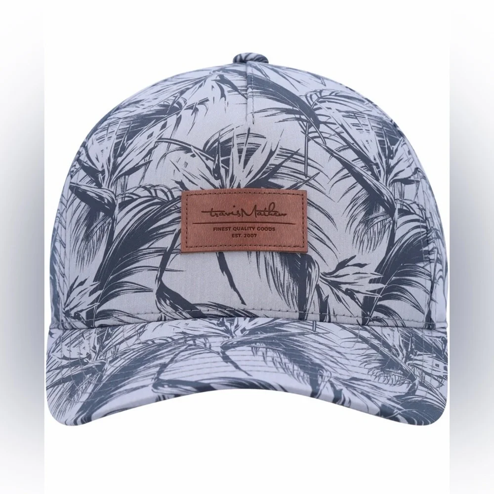 TravisMathew Spicy Marg Adjustable Hat 110 FlexFit Gray/Blue Size:One Size (R96) - Picture 7 of 10